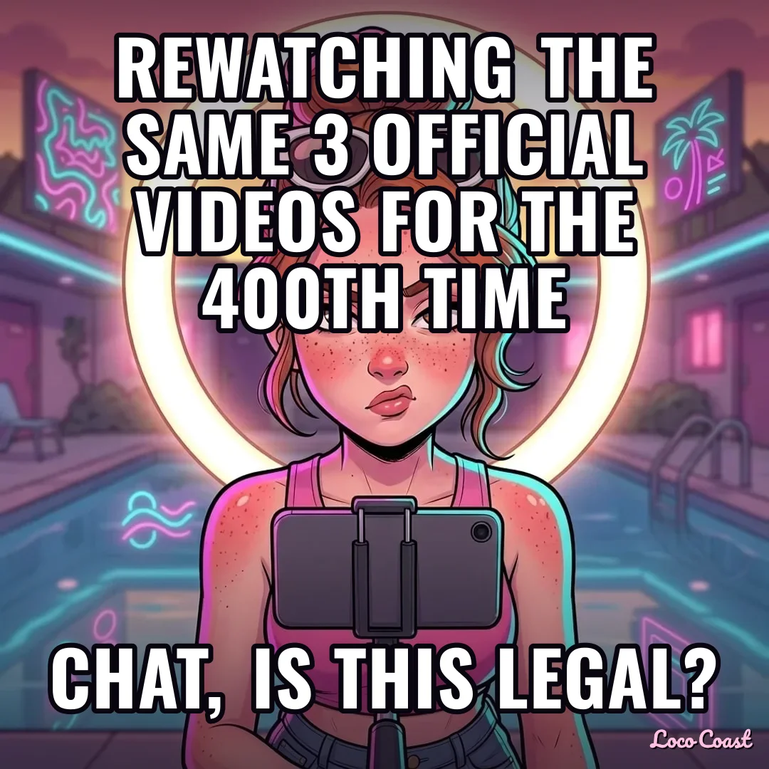 Rewatching the same three GTA 6 videos: Rewatching the same 3 official videos for the 400th time / Chat, is this legal?